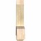 Ekena Millwork Bellingham Rough Sawn Timber Gable Bracket, Douglas Fir, 48"W x 30"H x 6"D x 6"F, 15/12 Pitch GBW048X30X0606BEL00RDF - alternate 3